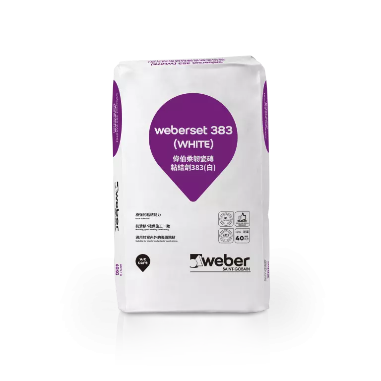 偉伯 Weber Weberset 383 Tile Adhesive 柔韌瓷磚粘結劑 / 40KG