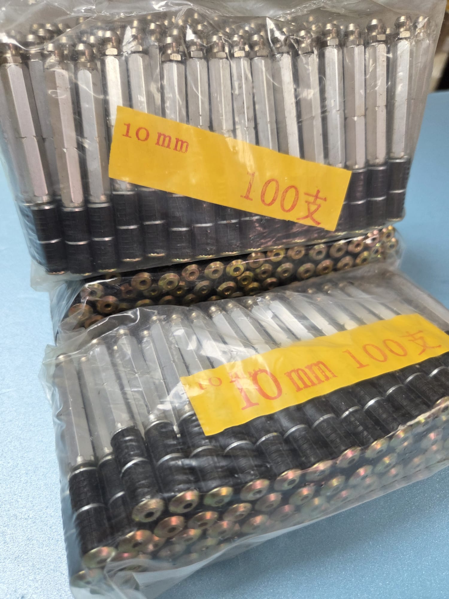 PFC 灌漿針（止漏針）ø10 × 75mm 注漿嘴 — PFC injection needle ø10 × 75mm
